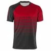 MAILLOT MOUSTACHE MANCHES COURTES ROUGE 1 MAILLOT MOUSTACHE MANCHES COURTES ROUGE -vélo Soldes Magasin maillot moustache manches courtes rouge