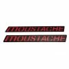 STICKERS COVER BATTERIE MOUSTACHE -vélo Soldes Magasin stickers cover batterie moustache